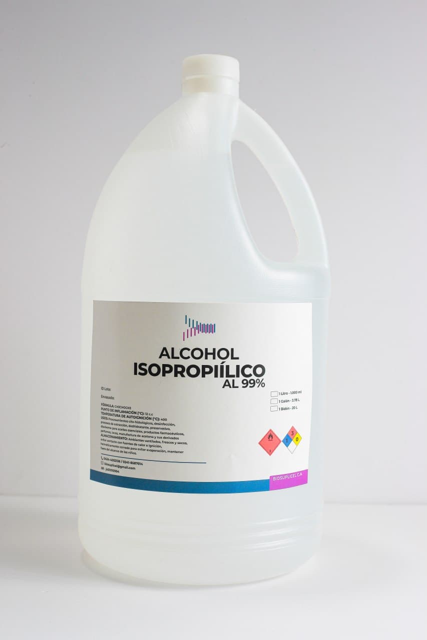 Alcohol Isopropílico — Deshidratante